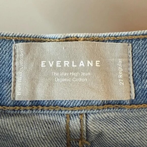 EVERLANE The Way High Light Wash Jeans Size 27 Regular - Picture 8 of 10